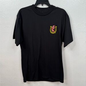 Pabst Blue Ribbon Colt 45 T-Shirt Men's M Black Beer Brewery Graphic Print